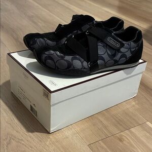 Coach Black and Gray Sneakers